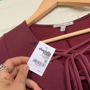 Charlotte Russe flare dress